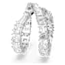 Anello Hyperbola, Infinito, Bianco, Placcato color argento - Swarovski, 5677629