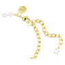 Swarovski Iconic Swan bracelet, Crystal pearl, Swan, Red, Gold-tone plated - Swarovski, 5677792