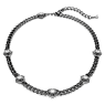 Numina ネックレス, ラウンドカット, ホワイト, ルテニウム・プレーティング - Swarovski, 5677987