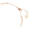 Swan bangle, Swan, Black, Rose gold-tone plated - Swarovski, 5678048