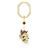 Chinese Zodiac 鑰匙扣, 龍, 黃色, 鍍金色色調 - Swarovski, 5678185