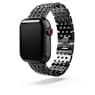 Λουράκι princess Sparkling, Για Apple Watch® 40 mm & 41 mm, Μαύρο φινίρισμα - Swarovski, 5678675