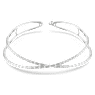 Hyperbola โชคเกอร์, อินฟินิตี้, ขาว, เคลือบโรเดียม - Swarovski, 5679426