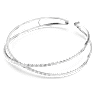 Hyperbola choker, Infinity, White, Rhodium plated - Swarovski, 5679426