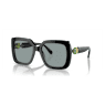 Sunglasses, Oversized, Square shape, SK6001, Black - Swarovski, 5679521