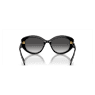 Sunglasses, Cat-eye shape, SK6005, Black - Swarovski, 5679527
