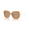 Lunettes de soleil, Oversize, Forme carrée, SK6011, Marron - Swarovski, 5679528
