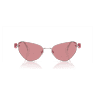 Ochelari de soare, Formă ochi de pisică, SK7003, Roz - Swarovski, 5679531