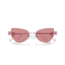 Ochelari de soare, Formă ochi de pisică, SK7003, Roz - Swarovski, 5679531