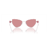 Sunglasses, Cat-eye shape, SK7003, Pink - Swarovski, 5679531