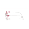 Sunglasses, Cat-eye shape, SK7003, Pink - Swarovski, 5679531