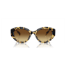 Sunglasses, Cat-eye shape, SK6008, Brown - Swarovski, 5679535