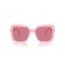 Sunglasses, Oversized, Square shape, SK0061, Pink - Swarovski, 5679538