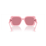 Sunglasses, Oversized, Square shape, SK0061, Pink - Swarovski, 5679538