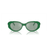 Sunglasses, Cat-eye shape, SK6002, Green - Swarovski, 5679539