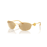 Zonnebril, Ovale vorm, SK7010, Geel - Swarovski, 5679540