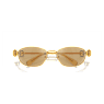 Sunglasses, Oval shape, SK7010, Yellow - Swarovski, 5679540