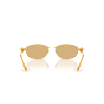 Sunglasses, Oval shape, SK7010, Yellow - Swarovski, 5679540