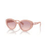 Sunglasses, Cat-eye shape, SK6005, Pink - Swarovski, 5679541