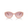 Sunglasses, Cat-eye shape, SK6005, Pink - Swarovski, 5679541