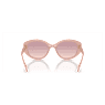 Sunglasses, Cat-eye shape, SK6005, Pink - Swarovski, 5679541