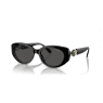 Sunglasses, Cat-eye shape, SK6002, Black - Swarovski, 5679544