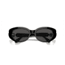 Sunglasses, Cat-eye shape, SK6002, Black - Swarovski, 5679544