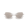 Occhiali da sole a clip 2 in 1, Statement, Forma Cat-eye, SK7011, Bianchi - Swarovski, 5679552