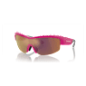 Sunglasses, Mask shape, SK1126, Pink - Swarovski, 5679555