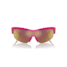 Sunglasses, Mask shape, SK1126, Pink - Swarovski, 5679555