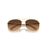 Sunglasses, Pilot shape, SK7005, Brown - Swarovski, 5679666