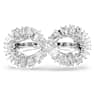 Koktajl prstan Hyperbola, Infinity, Bel, Prevleka iz rodija - Swarovski, 5679698