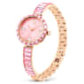 Matrix Bangle 워치, 스위스 메이드, 크리스털 브레이슬릿, 핑크, 로즈 골드 톤 피니시 - Swarovski, 5679890