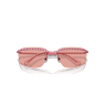 Sunglasses, Rectangular shape, SK7001, Pink - Swarovski, 5679902