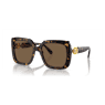 Sunglasses, Oversized, Square shape, SK6001, Brown - Swarovski, 5679904