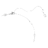 Idyllia nyaklánc, Virág, Sárga, Ródium bevonattal - Swarovski, 5679916