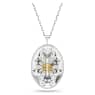 Idyllia 펜던트, 꽃, 옐로우, 로듐 플래팅 - Swarovski, 5679917