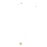 Pendente Idyllia, Fiore, Giallo, Placcato rodio - Swarovski, 5679939
