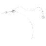 Idyllia pendant, Mixed cuts, Flower, Blue, Rhodium plated - Swarovski, 5680013