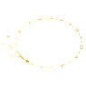 Verižica Imber, Okrogli rez, Razporejen dizajn, Bela, PVD zlatega odtenka - Swarovski, 5680090