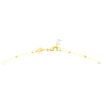 Imber strandage, Round cut, White, Gold-tone plated - Swarovski, 5680091