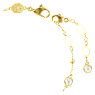 Braccialetto Imber, Taglio Round, Design sparpagliato, Bianco, Placcato color oro - Swarovski, 5680094