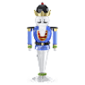 Holiday Cheers Nutcracker, Blue, Large - Swarovski, 5680228