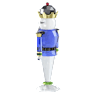 Holiday Cheers Nutcracker, Blue, Large - Swarovski, 5680228