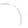 Idyllia pendant, Mixed cuts, Crystal pearls, Shell, Pink, Rhodium plated - Swarovski, 5680297