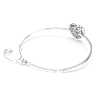 Hyperbola 手鐲, 心形, 藍色, 鍍白金色 - Swarovski, 5680393