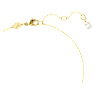 Hyperbola pendant, Crystal pearl, Heart, White, Gold-tone plated - Swarovski, 5680399