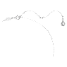 Swarovski Iconic Swan pendant, Swan, Small, Blue, Rhodium plated - Swarovski, 5680422