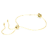 Una Angelic Armband, Rundschliff, Pavé, Grün, Goldlegierungsschicht - Swarovski, 5680559