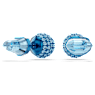 Lucent stud earrings, Pavé, Ball, Blue, Blue finish - Swarovski, 5680693